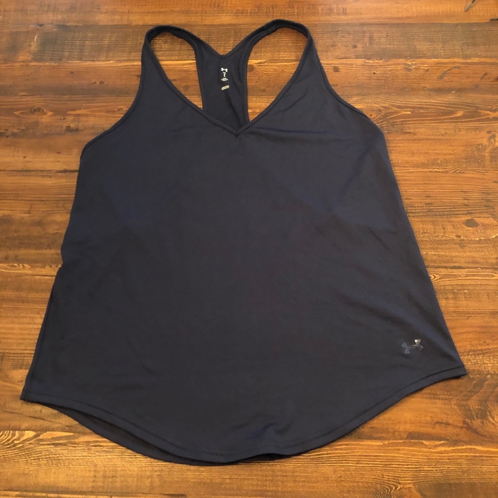 Navy Under Armour Racerback Tank